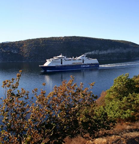 Schiff Color Fantasy unterwegs im Oslo-Fjord