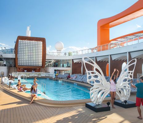 Poolbereich der Celebrity Edge