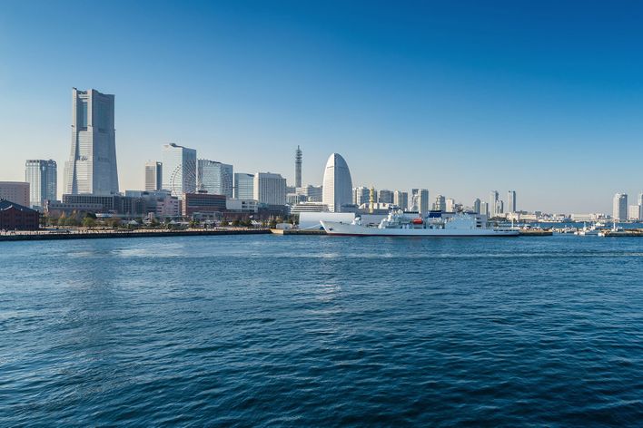 Skyline von Yokohama