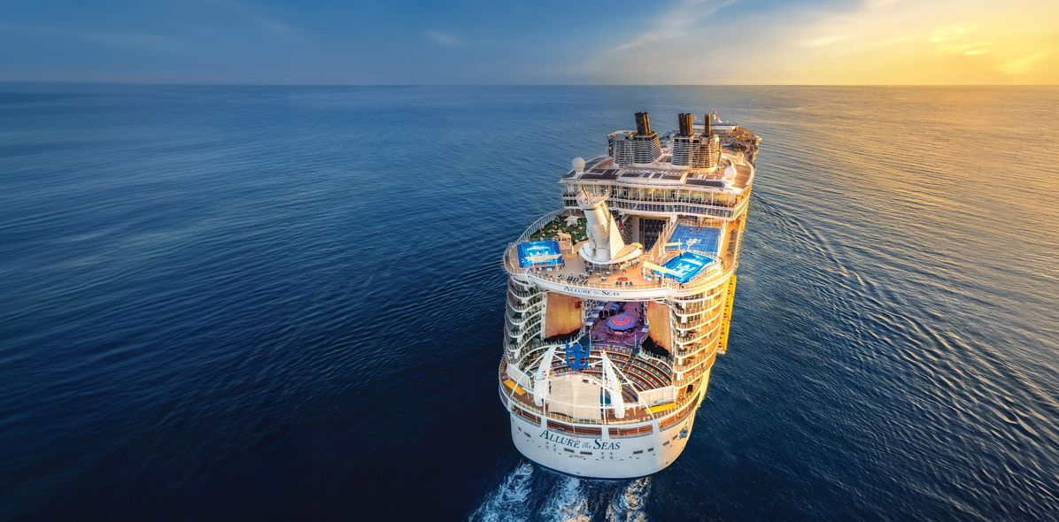 Allure of the Seas auf hoher See