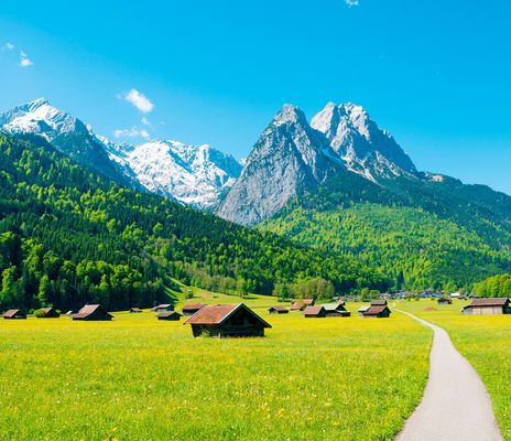 Hütte n in den Bergen von Bayern