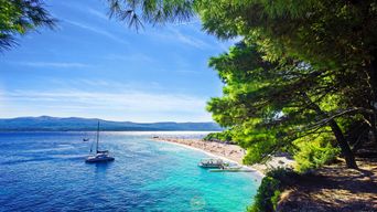Strand von Brac in Kroatien