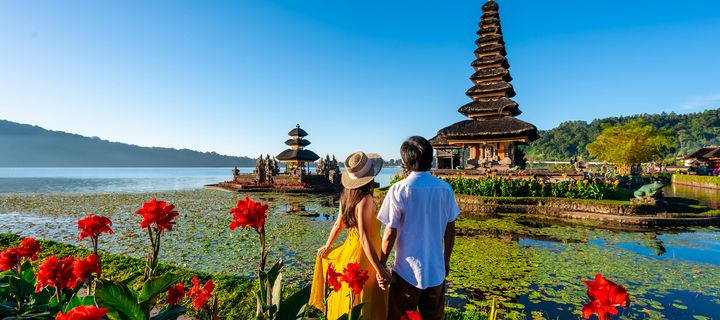 Paar auf Bali in Indonesien