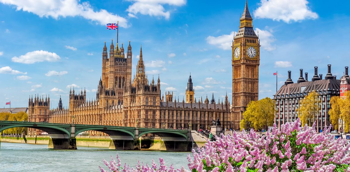 Blick auf den Big Ben in London