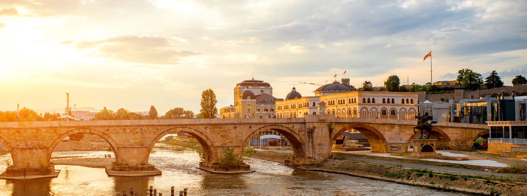 Skopje in Nordmazedonien