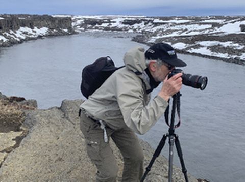 Chronist Bernd auf Island