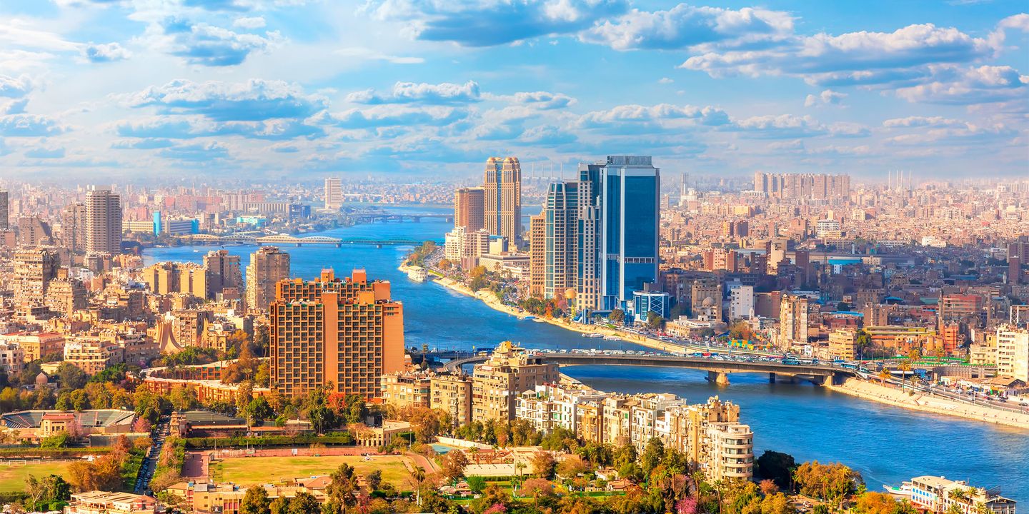 Stadtansicht von Kairo in Ägypten