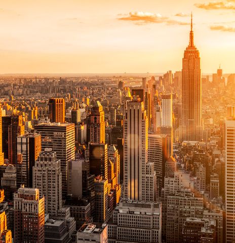 Sonnenuntergang in New York