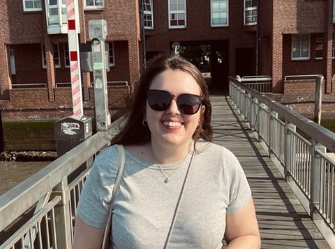 Mitarbeiterin Jana in Husum an der Nordsee