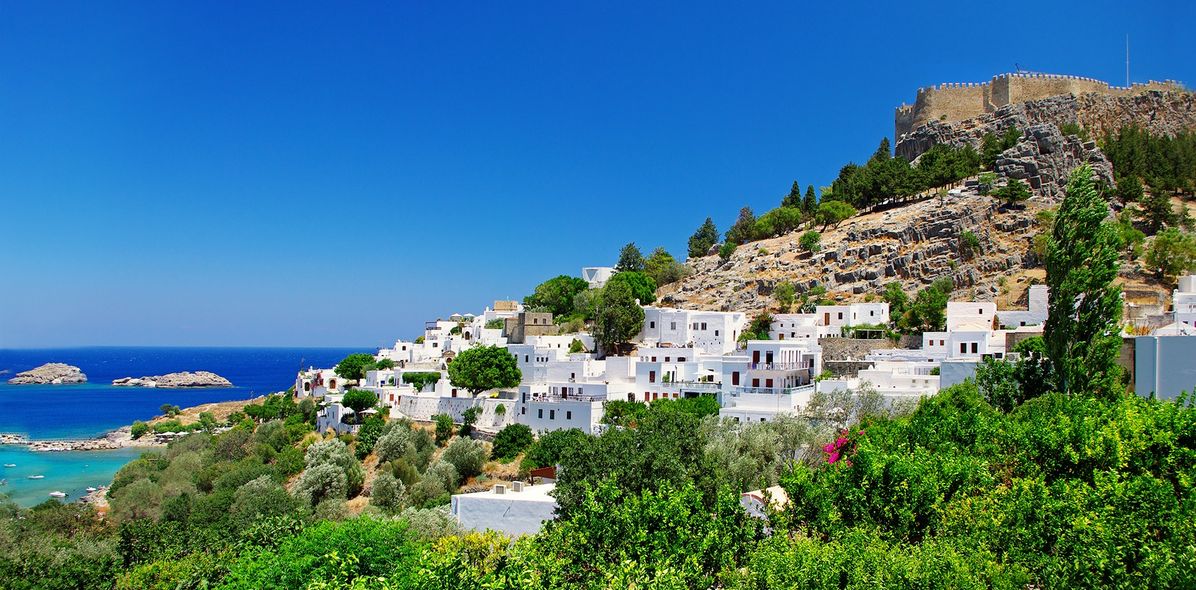 Akropolis von Rhodos auf Griechenland