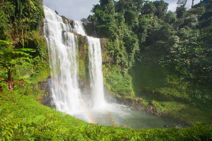 Wasserfall in Sekong