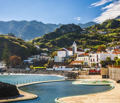 Blick auf Faial auf Madeira