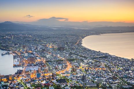 Ausblick auf Hakodate