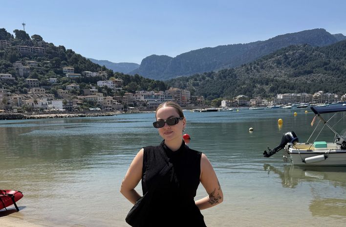 Mitarbeiterin Jana in Soller auf Mallorca