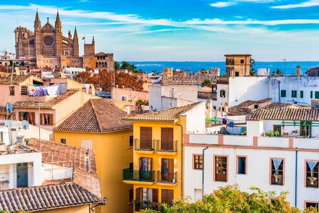 Blick über die Dächer von Palma de Mallorca