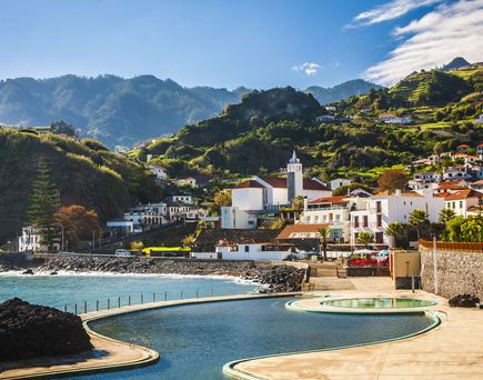 Blick auf Faial auf Madeira