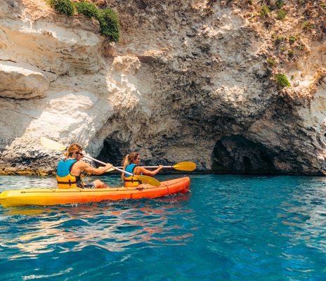 Kajak fahren auf Malta