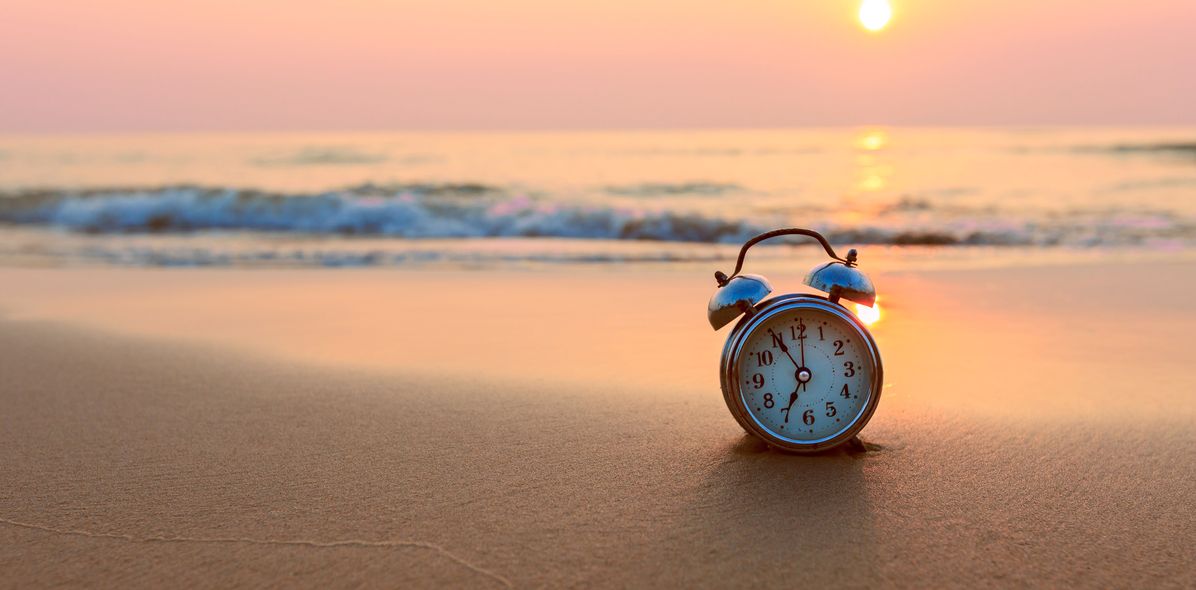 Wecker am Strand