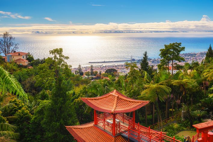 Monte Palace Tropical Garden in Funchal