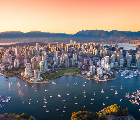 Luftaufnahme von Vancouver