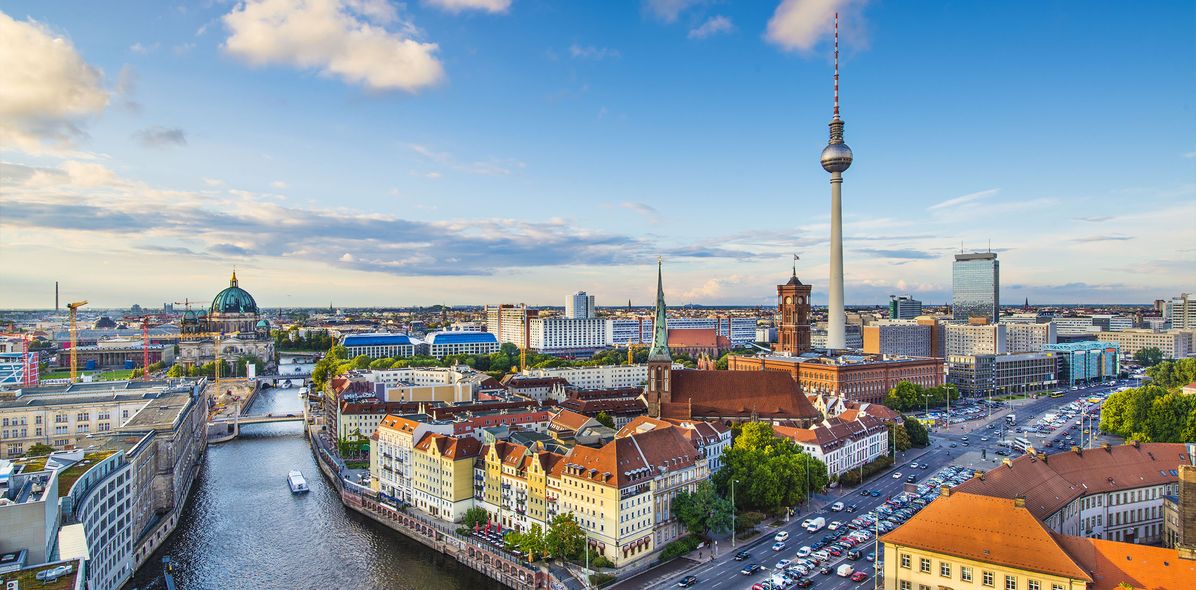 Stadtbild von Berlin in Deutschland