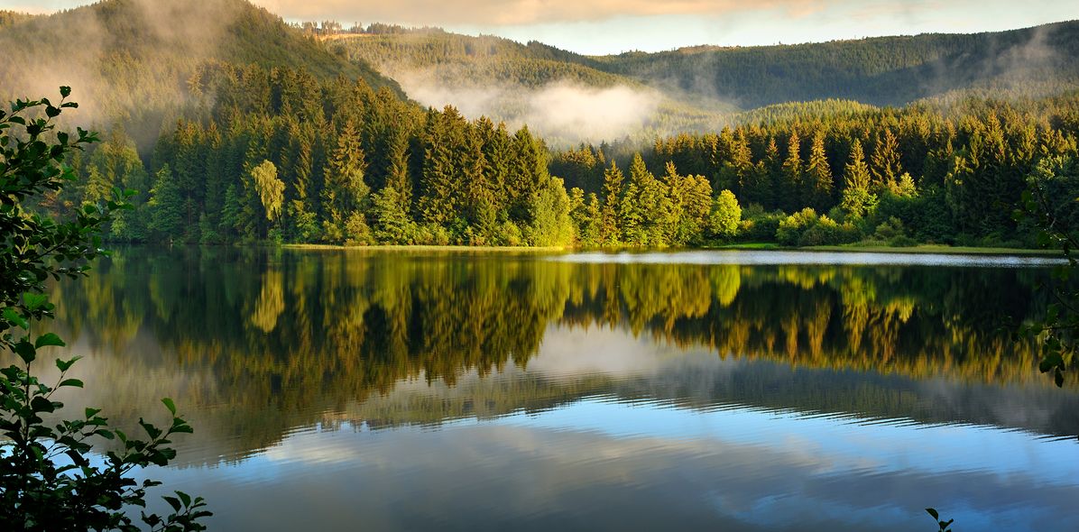 Stausee in Altenau im Harz