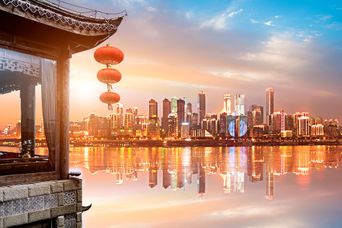 Skyline von Hong Kong