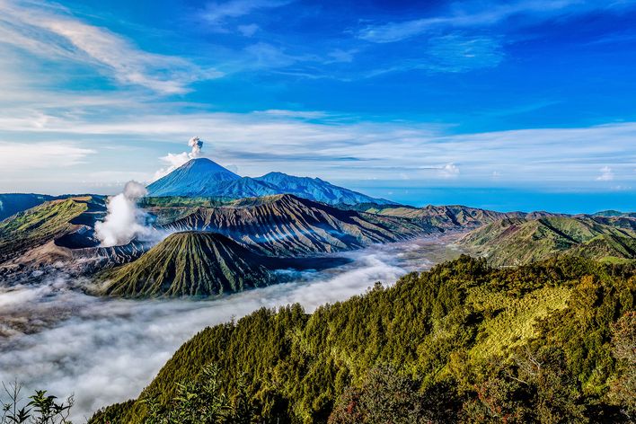 Mount Bromo Vulkan in Java