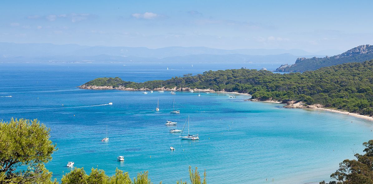 Strand von Porquerolles in Frankrreich