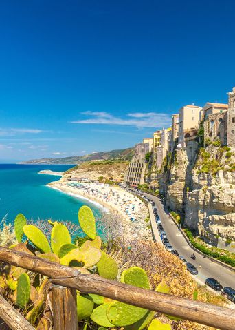 Straße in Tropea