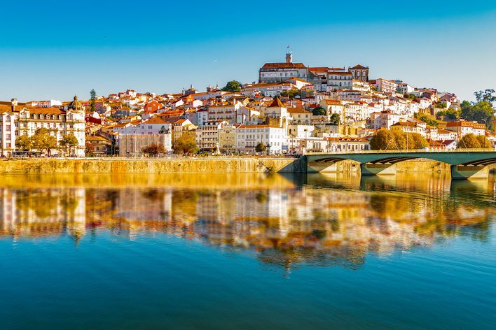 Stadt Coimbra in Portugal