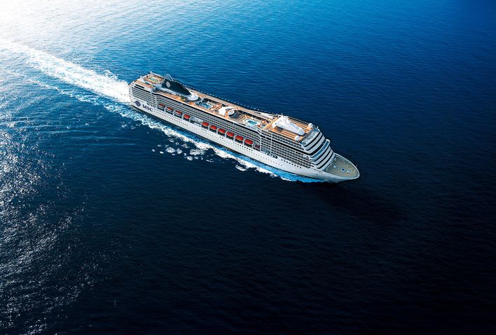 MSC Poesia auf hoher See