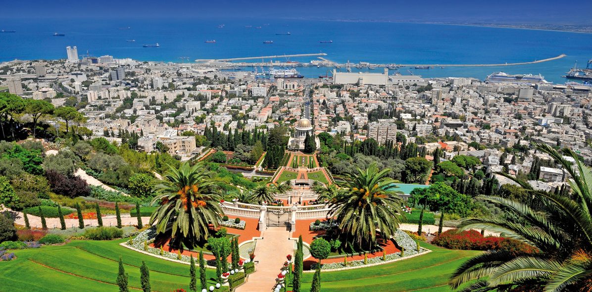 Blick auf die Stadt Haifa
