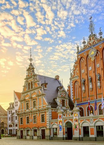 Innenstadt von Riga in Lettland