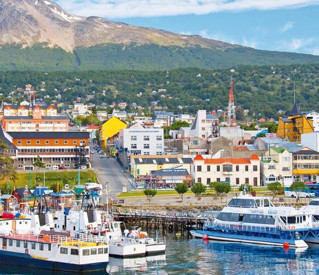 Blick auf Ushuaia