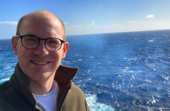 Berge & Meer-Mitarbeiter Johannes auf einer Kreuzfahrt mit MSC