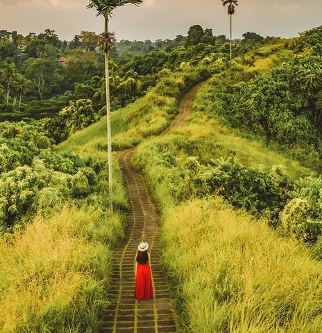 Frau in Ubud auf Bali