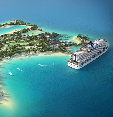 MSC Ocean Cay Kreuzfahrtschiff