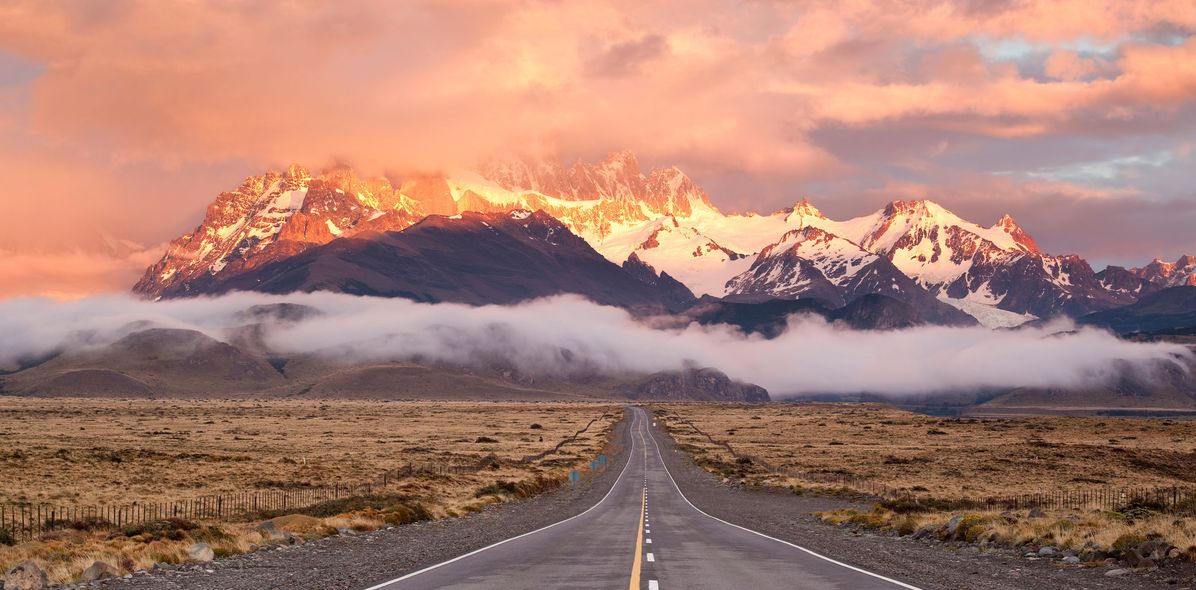 Straße in Patagonien