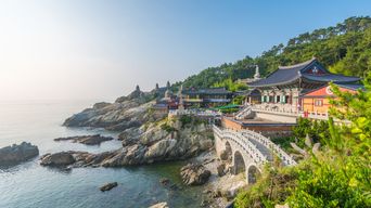 Tempel in Busan in Südkorea