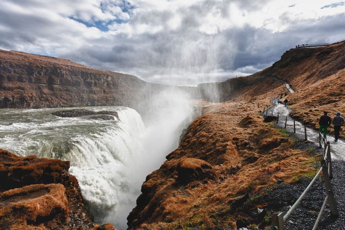 Gullfoss Wasserfall