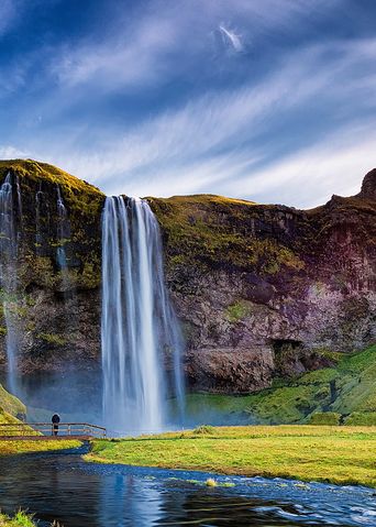Seljalandsfoss-Wasserfall auf Island