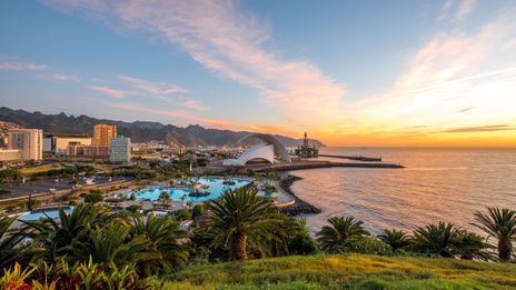 Blick auf Santa Cruz auf Teneriffa