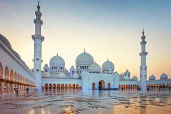Sheikh Zayed Moschee in Abu Dhabi