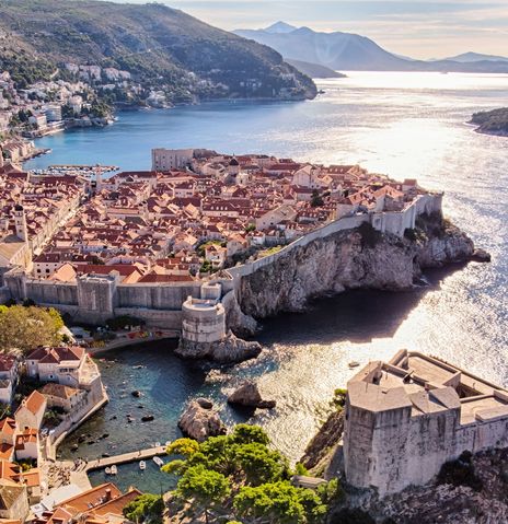 Dubrovnik von Oben