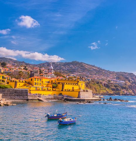 Blick auf die Stadt Funchal