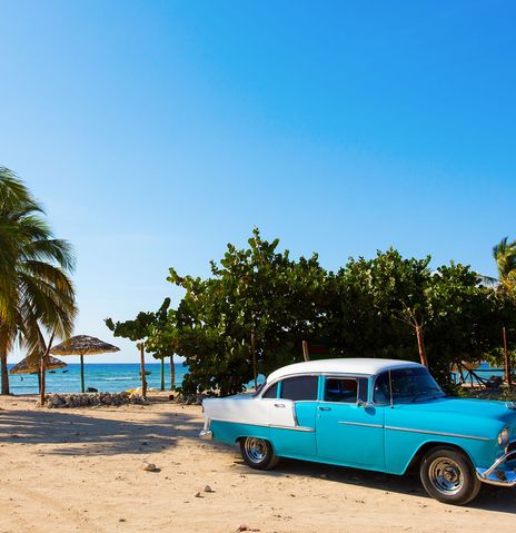 Oldtimer am Strand