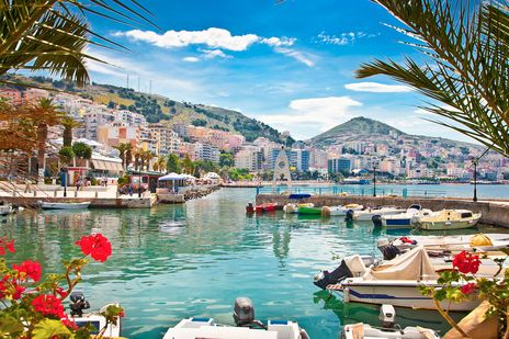 Hafen von Saranda, Albanien