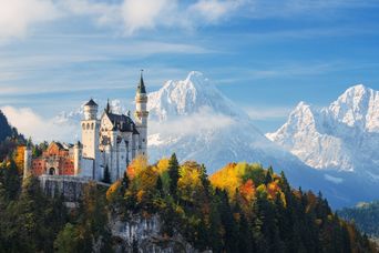 Schloss Neuschwanstein in Deutschland