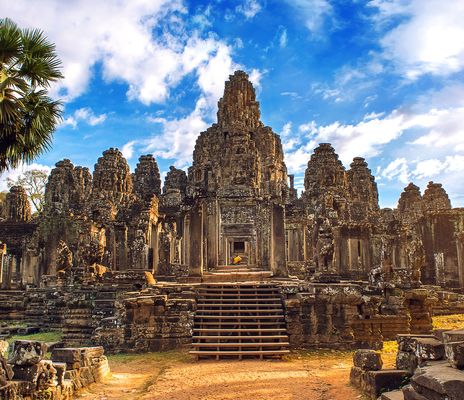 Tempelanlage Angkor Wat in Kambodscha